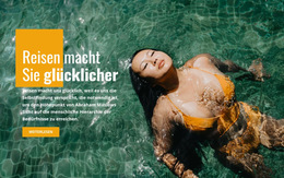 Website-Layout Für Geführte Schnorchelreise