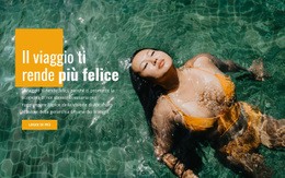 Viaggio Con Snorkeling Guidato - Design Del Sito Web Scaricabile Gratuitamente