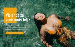 Designer De Site Para Viagem De Snorkel Guiada