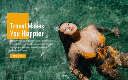Guided Snorkel Travel - Simple Website Template