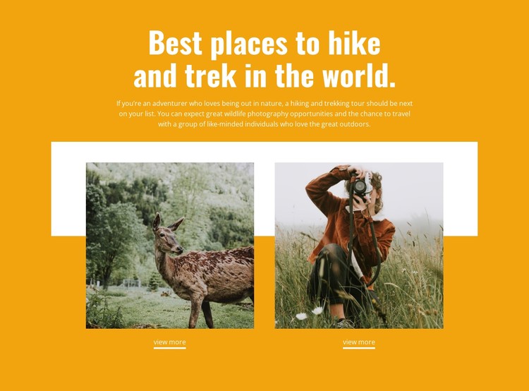 Best places CSS Template