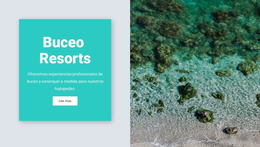Resorts De Buceo Diseño Web