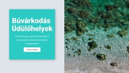 Webhely Elrendezése A Következőhöz: Búvár Üdülőhelyek