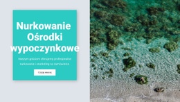 Ośrodki Nurkowe - Responsywny Projekt Strony Internetowej