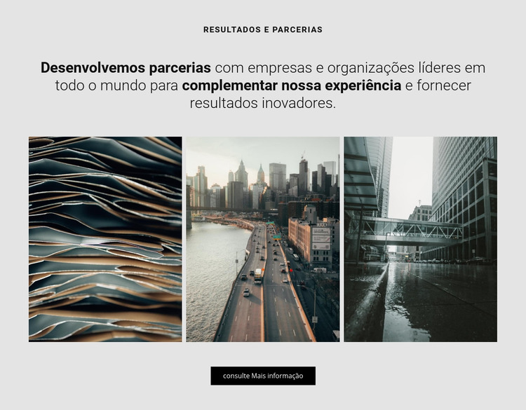 Desenvolvemos parceria Template Joomla