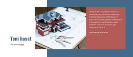 Satılık Yeni Evler Şablonlar Html5 Duyarlı Ücretsiz