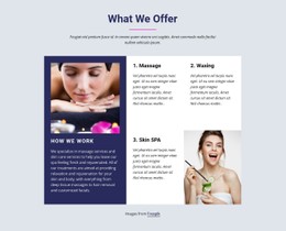 From Hair Styling, To Facial Skin Care Responsive Site