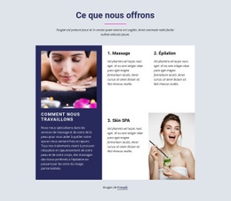 Modèle HTML5 Exclusif Pour De La Coiffure Aux Soins Du Visage