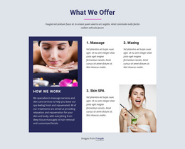 Exclusive HTML5 Template For From Hair Styling, To Facial Skin Care