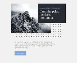 Passeios Incríveis De Caminhada E Trekking Modelo HTML5 E CSS3