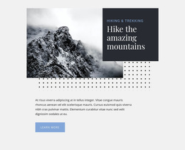 Amazing Hiking & Trekking Tours - Best One Page Website