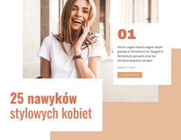 25 Nawyków Stylowej Kobiety - Pobierz Bezpłatnie Motyw WordPress