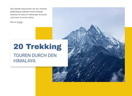 20 Trekkingtouren Durch Den Himalaya – Benutzerfreundliches WordPress-Theme