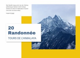 20 Circuits De Randonnée Dans L'Himalaya Modèle