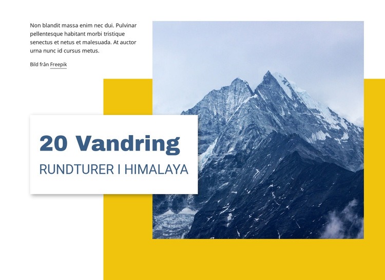 20 vandringsturer i Himalaya WordPress -tema