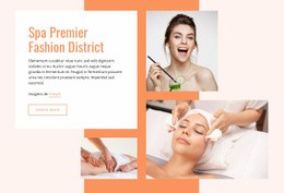 Spa Premier Fashion - Modelo De Site Gratuito