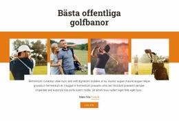 Responsiv HTML För Bästa Offentliga Golfbanor