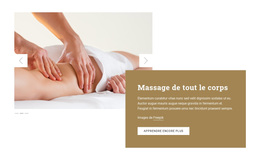 Massage De Tout Le Corps – Thème WordPress