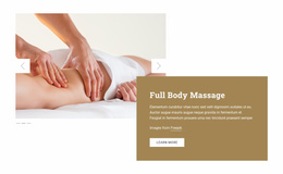 Full Body Massage - Drag & Drop Landing Page