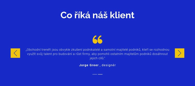 Vážíme si našich klientů Webový design