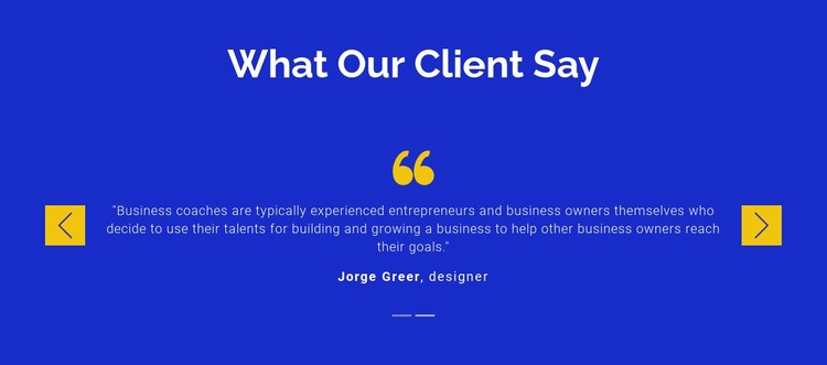 We value our clients CSS Template