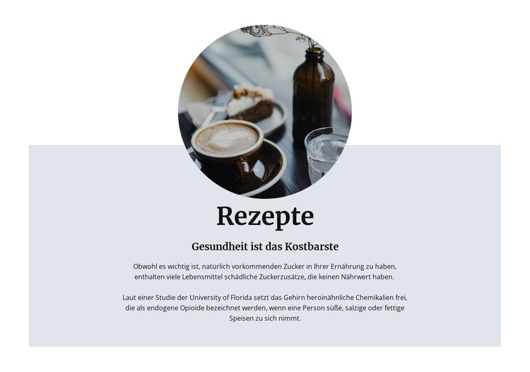 Irischer Kaffee Landing Page