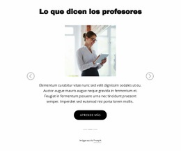 Lo Que Dicen Los Profesores - Plantilla Personalizable