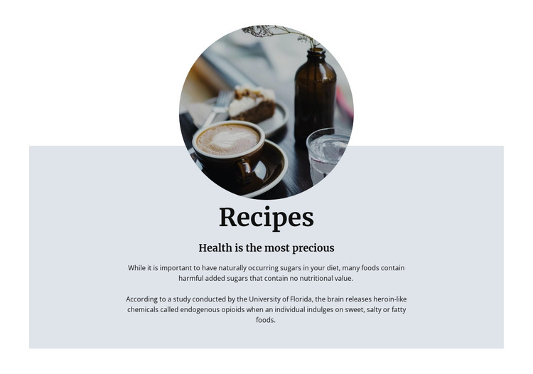 Irish coffee HTML Template