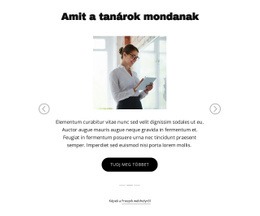 Amit A Tanárok Mondanak – Egyéni WordPress-Téma