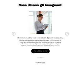 Colonna Del Modello Di Griglia CSS Per Cosa Dicono Gli Insegnanti