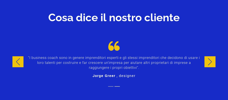 Diamo valore ai nostri clienti Modello Joomla