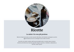 Caffé Irlandese - Modello Di Una Pagina Pronto Per L'Uso