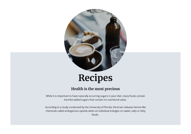 Irish coffee Joomla Page Builder