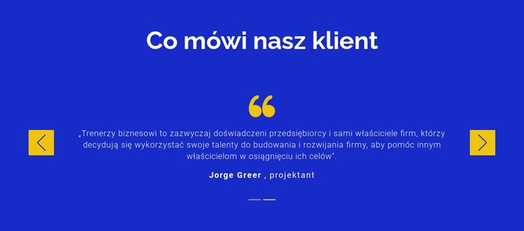 Cenimy naszych klientów Szablony do tworzenia witryn internetowych