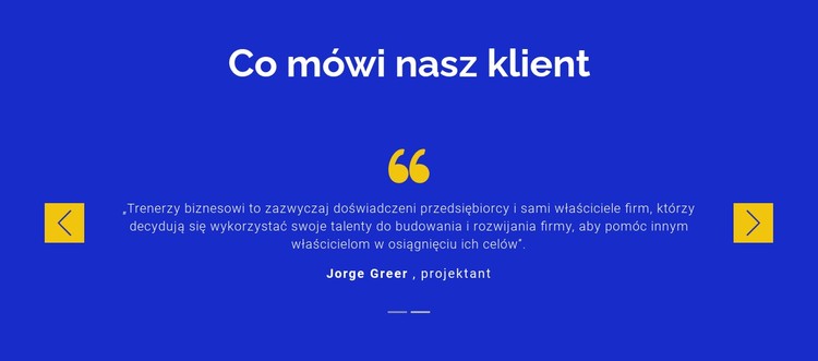 Cenimy naszych klientów Szablon CSS