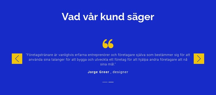 Vi värdesätter våra kunder CSS -mall