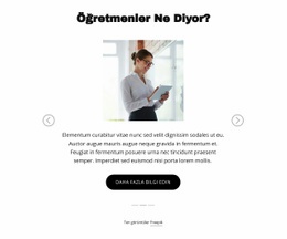 Öğretmenler Ne Diyor? - Açılış Sayfasını Sürükleyip Bırakın