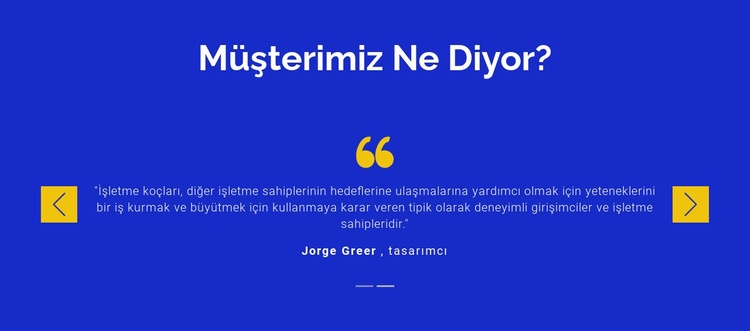 Müşterilerimize değer veriyoruz HTML5 Şablonu