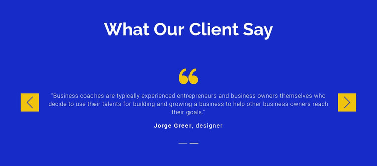 We value our clients Web Design