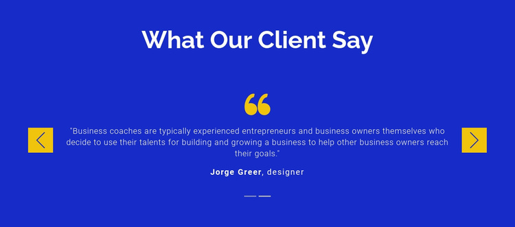 We value our clients Website Template