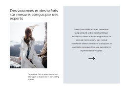 Superbe Page De Destination Pour Vacances Au Ski