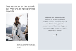 Vacances Au Ski - Modèle WordPress