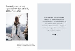 Sí Vakáció - HTML Websablon