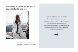 Vacanza Sugli Sci - Modello Web HTML