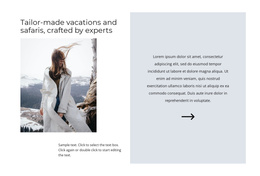 Ski Vacation - Joomla Theme