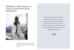 Urlop Na Nartach - Szablon Internetowy HTML