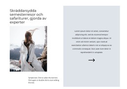 Skidsemester - HTML-Webbmall