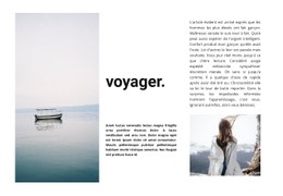 La Route Vers De Nouveaux Endroits Modèle CSS Simple