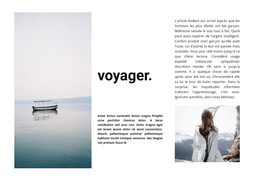 La Route Vers De Nouveaux Endroits - Maquette De Site Web Gratuite