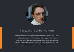 Saluti - Modello Di Pagina Web HTML